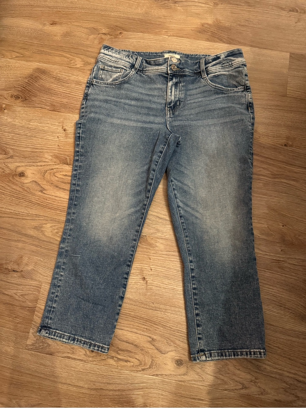 Maurices Light Wash Ankle Crop Jeans